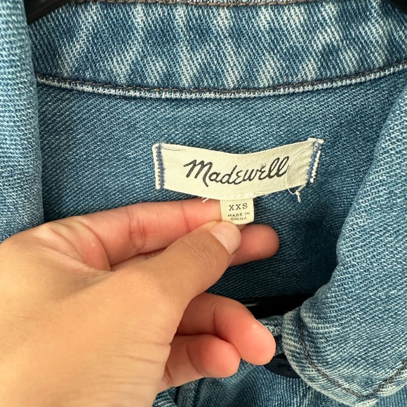 Madewell Blue Denim Jacket - Picture 5 of 7